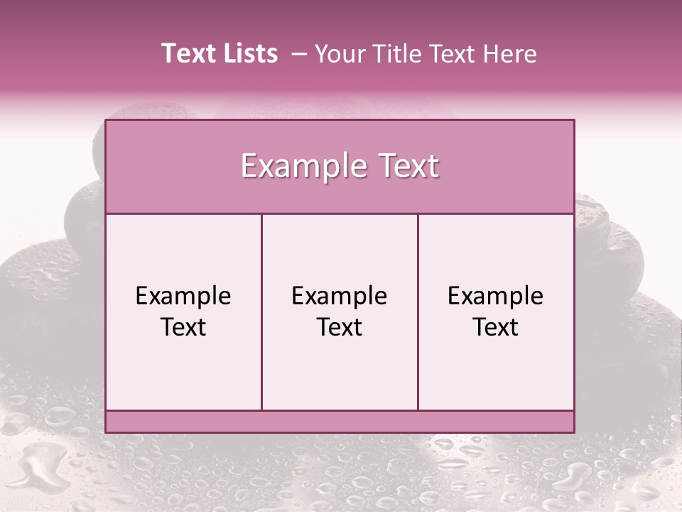 Treatment Smooth Pebble PowerPoint Template