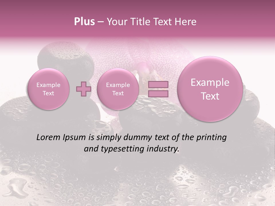 Treatment Smooth Pebble PowerPoint Template