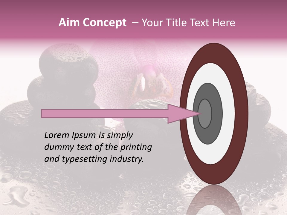 Treatment Smooth Pebble PowerPoint Template