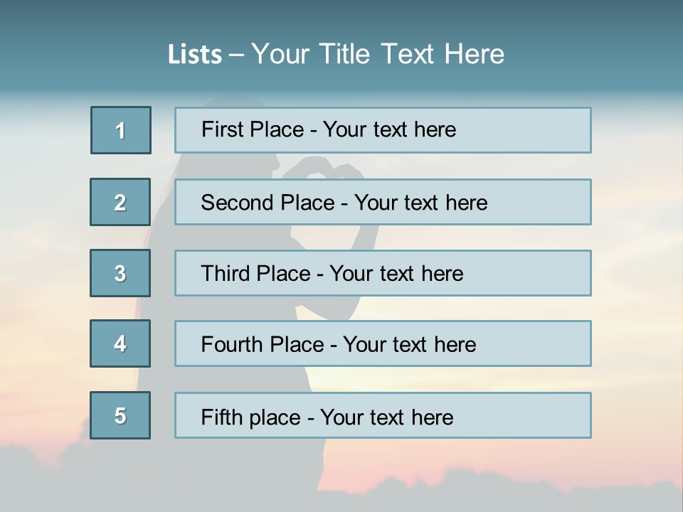Li Ten Chair Humor PowerPoint Template