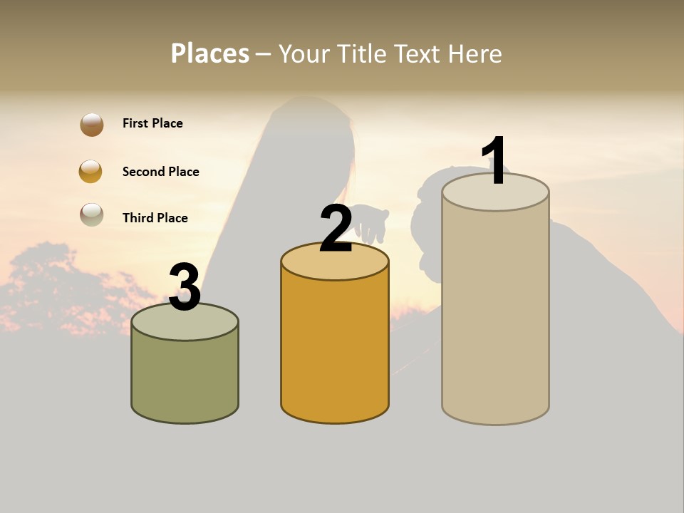 Humor Happy Figure PowerPoint Template