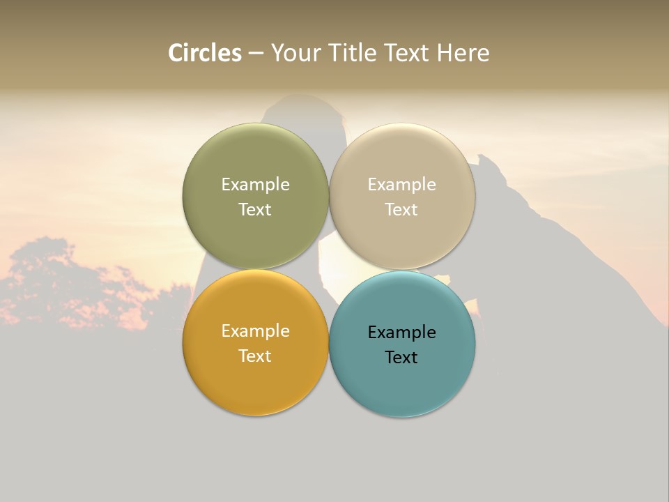 Humor Happy Figure PowerPoint Template