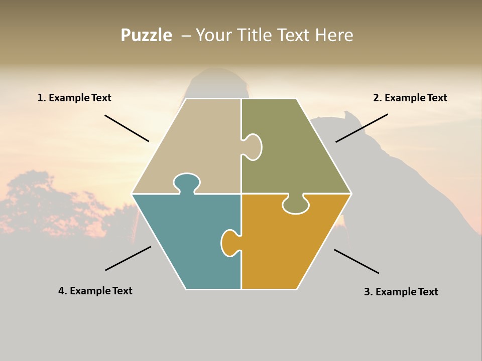 Humor Happy Figure PowerPoint Template