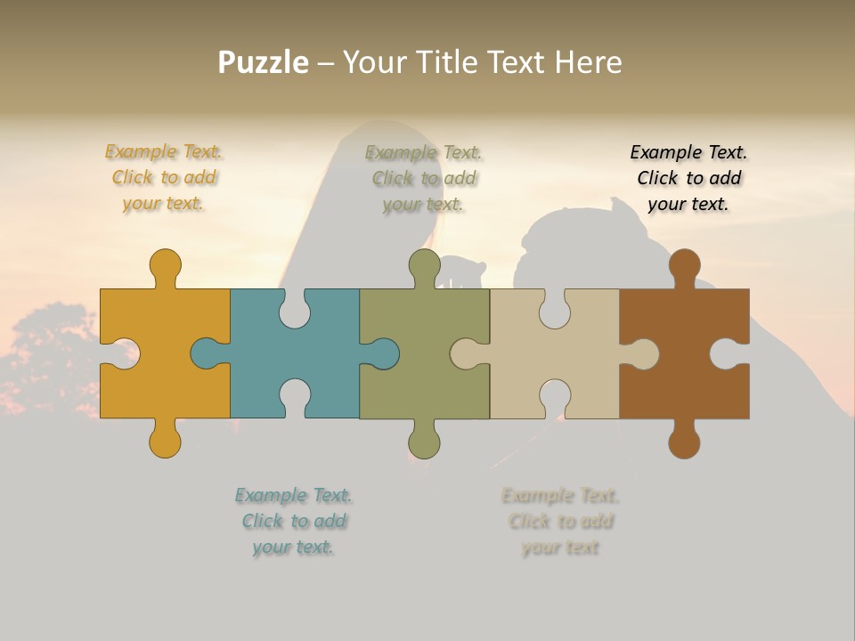 Humor Happy Figure PowerPoint Template