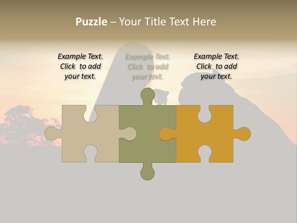 Humor Happy Figure PowerPoint Template