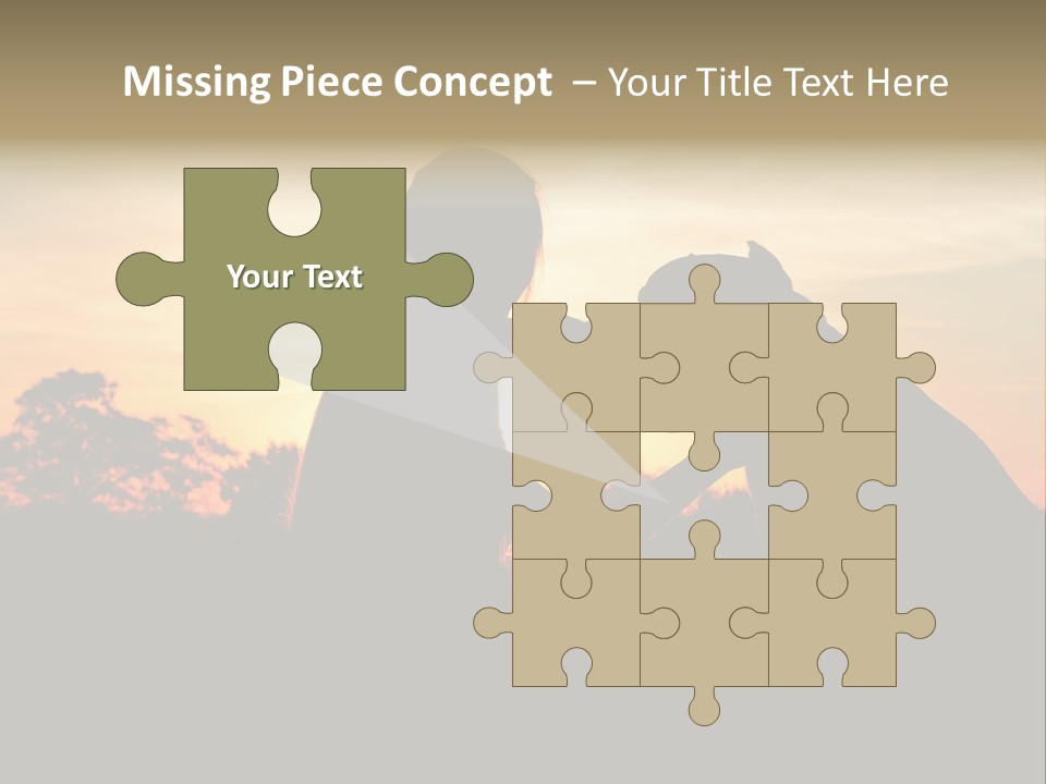 Humor Happy Figure PowerPoint Template