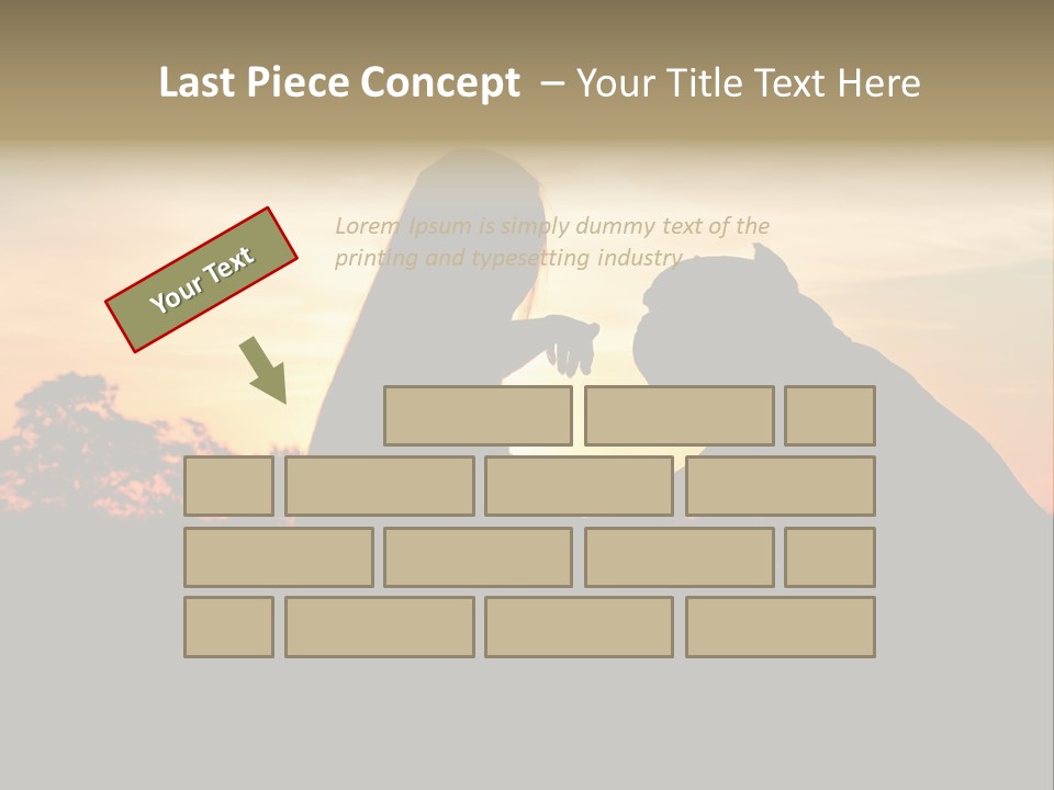 Humor Happy Figure PowerPoint Template