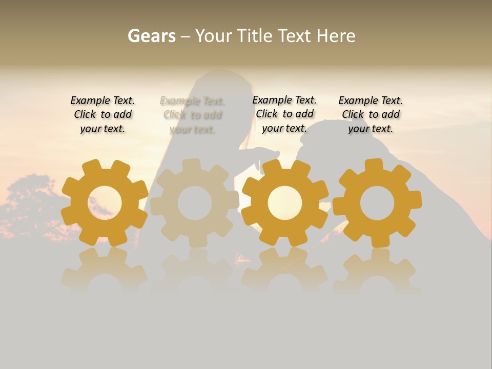 Humor Happy Figure PowerPoint Template