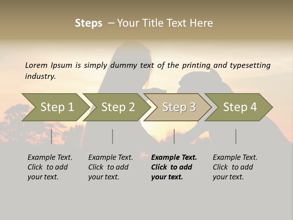 Humor Happy Figure PowerPoint Template