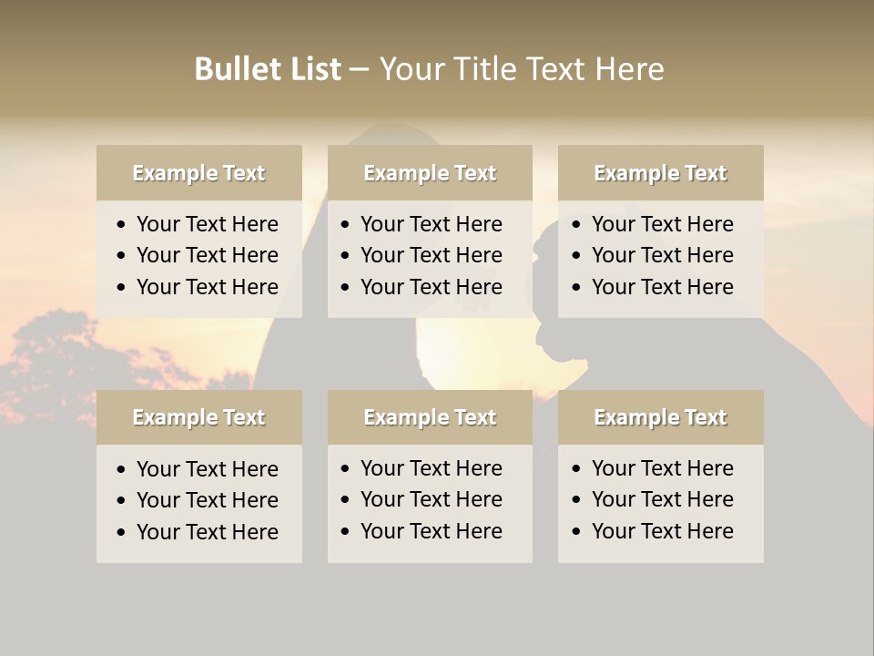 Humor Happy Figure PowerPoint Template
