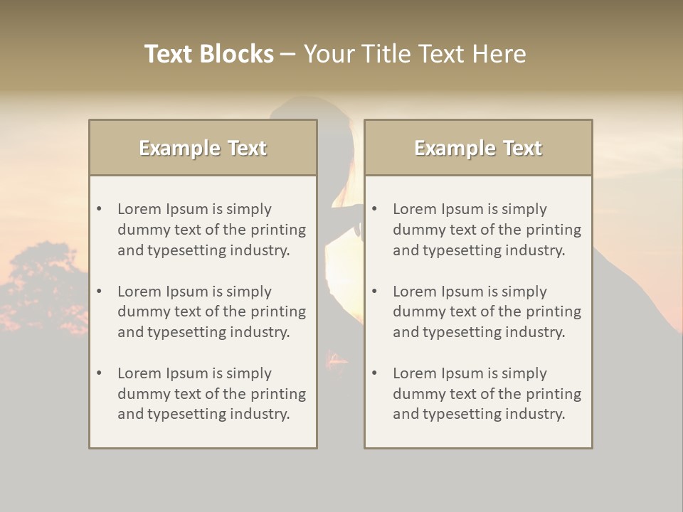 Humor Happy Figure PowerPoint Template