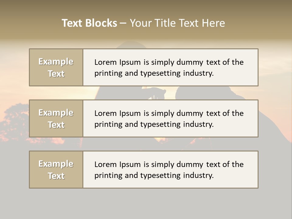 Humor Happy Figure PowerPoint Template