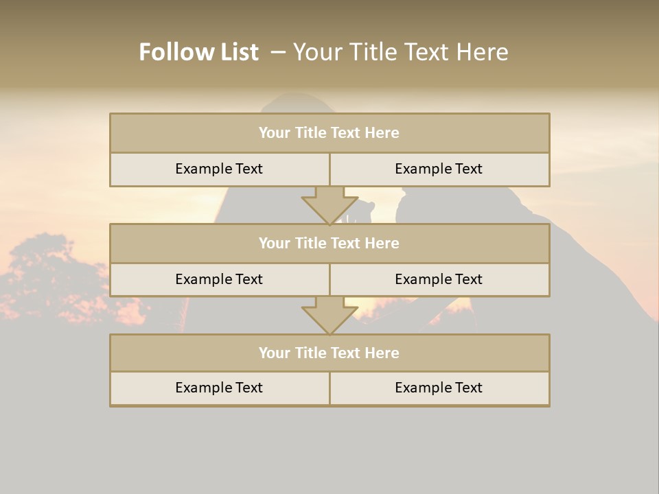 Humor Happy Figure PowerPoint Template