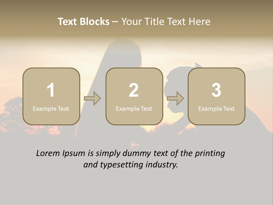 Humor Happy Figure PowerPoint Template
