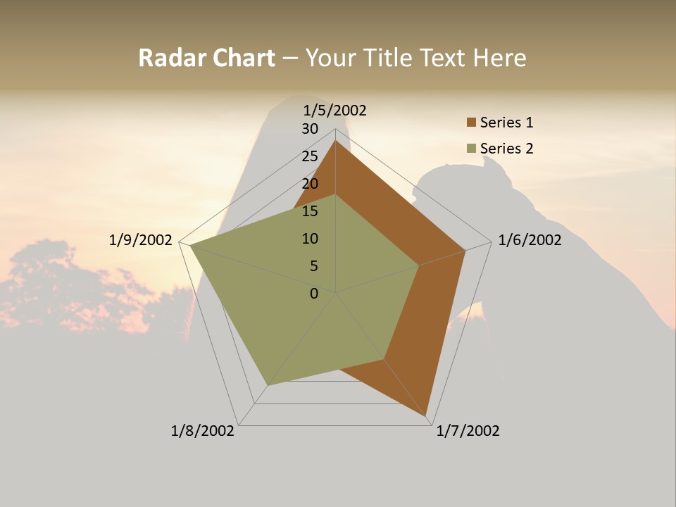 Humor Happy Figure PowerPoint Template