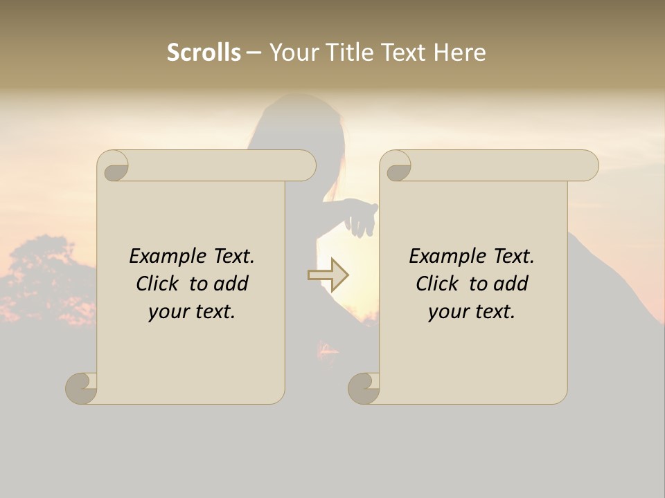 Humor Happy Figure PowerPoint Template