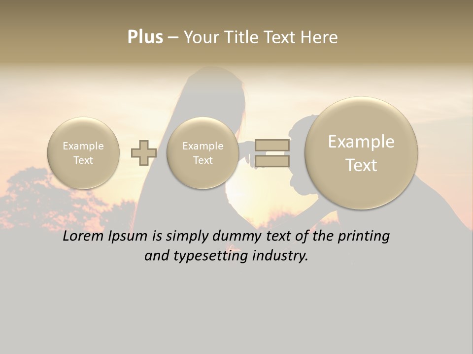 Humor Happy Figure PowerPoint Template