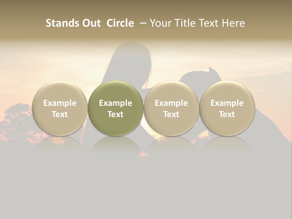 Humor Happy Figure PowerPoint Template