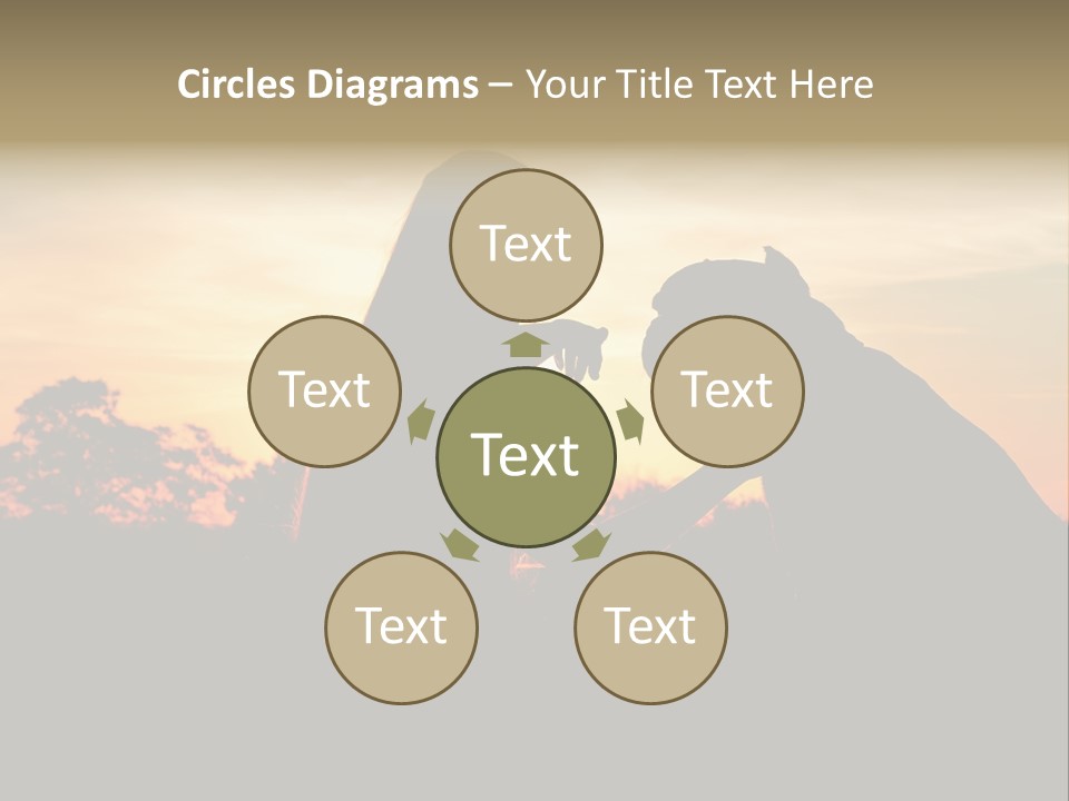 Humor Happy Figure PowerPoint Template