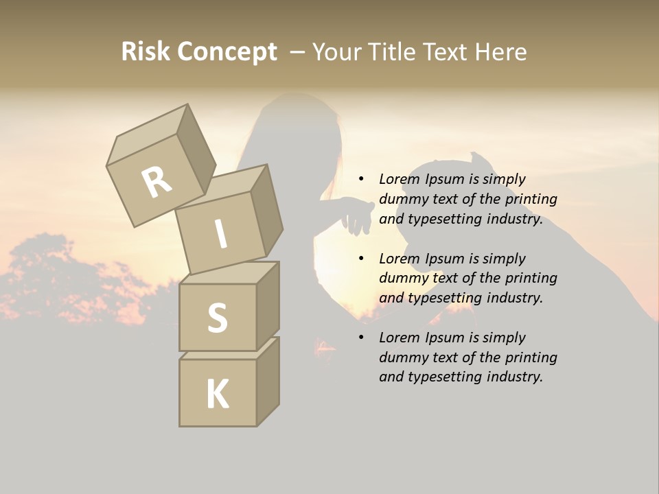 Humor Happy Figure PowerPoint Template