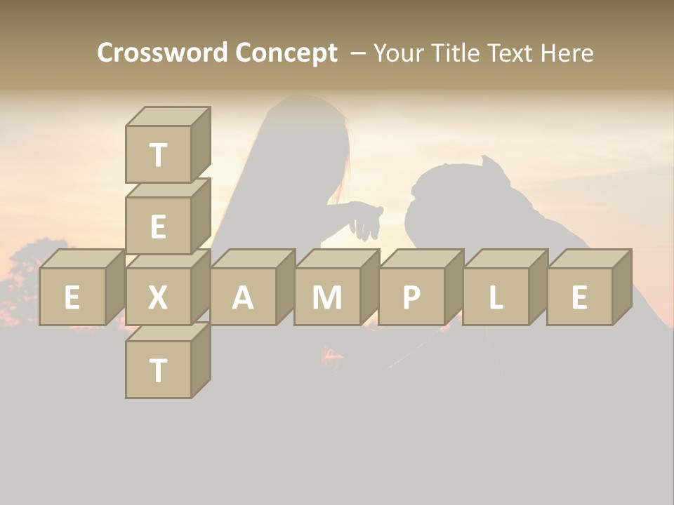 Humor Happy Figure PowerPoint Template