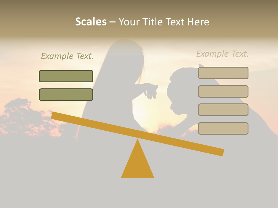 Humor Happy Figure PowerPoint Template