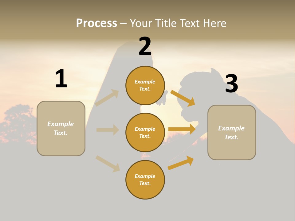 Humor Happy Figure PowerPoint Template