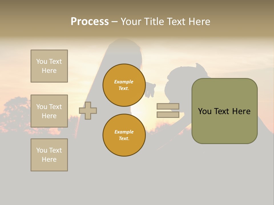 Humor Happy Figure PowerPoint Template