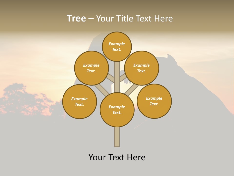 Humor Happy Figure PowerPoint Template