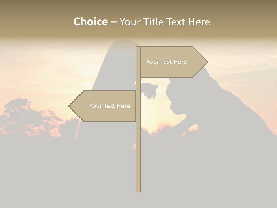 Humor Happy Figure PowerPoint Template