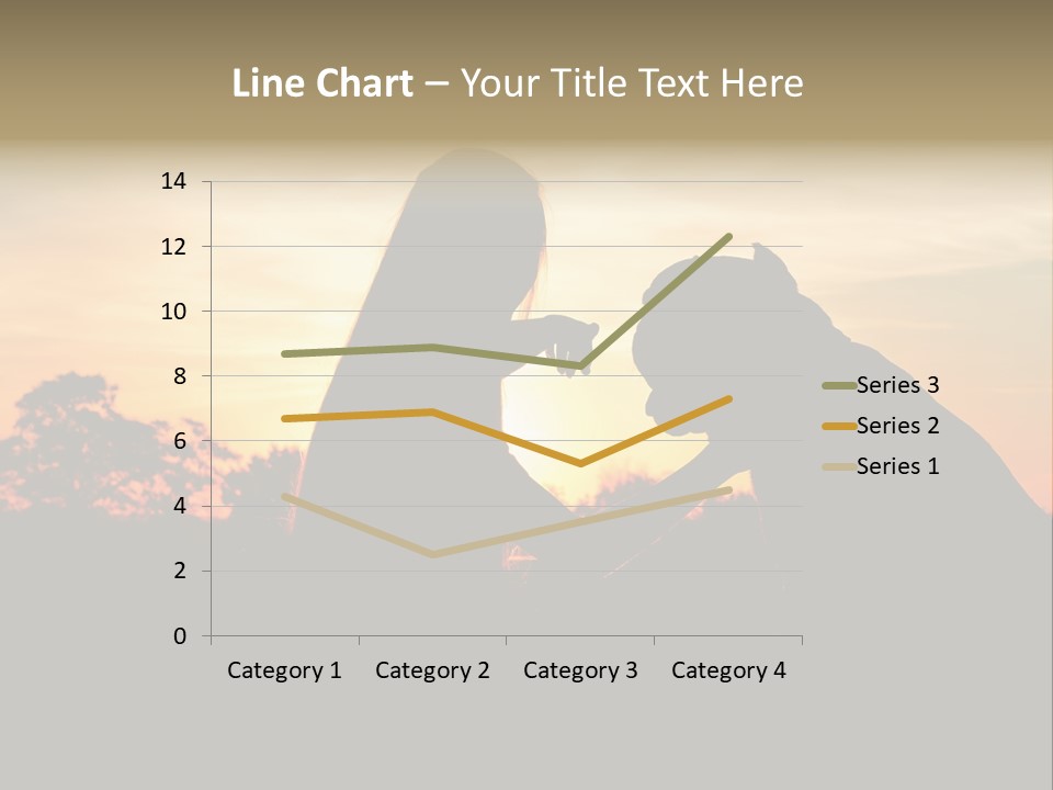 Humor Happy Figure PowerPoint Template
