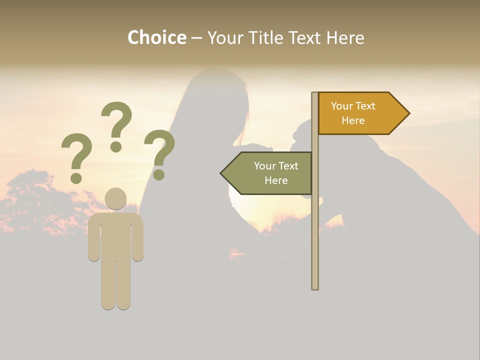 Humor Happy Figure PowerPoint Template