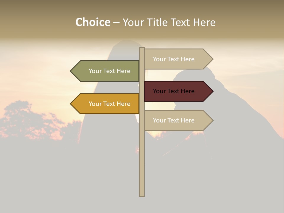 Humor Happy Figure PowerPoint Template
