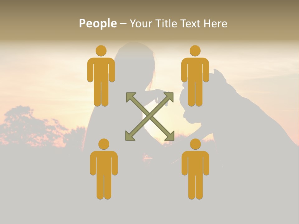 Humor Happy Figure PowerPoint Template