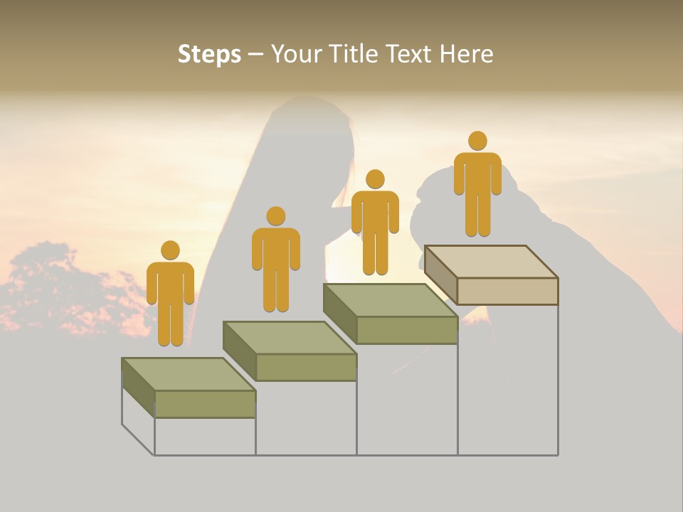 Humor Happy Figure PowerPoint Template