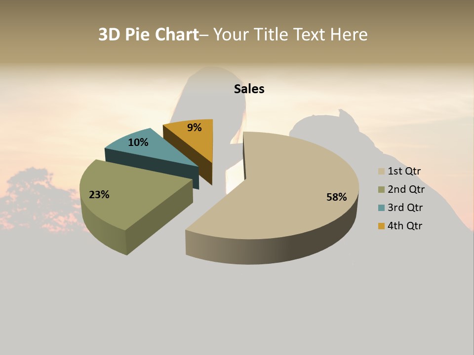 Humor Happy Figure PowerPoint Template