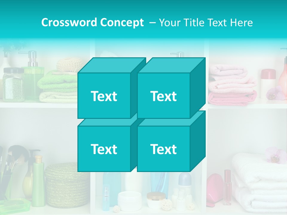 Spa Toiletries Accessory PowerPoint Template