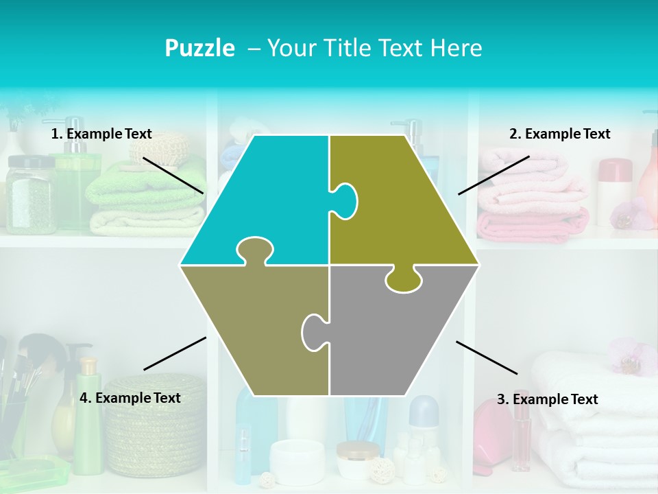 Spa Toiletries Accessory PowerPoint Template