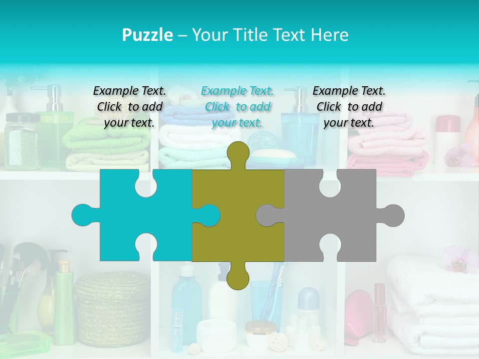 Spa Toiletries Accessory PowerPoint Template