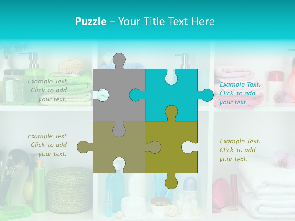 Spa Toiletries Accessory PowerPoint Template