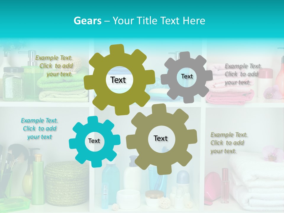 Spa Toiletries Accessory PowerPoint Template