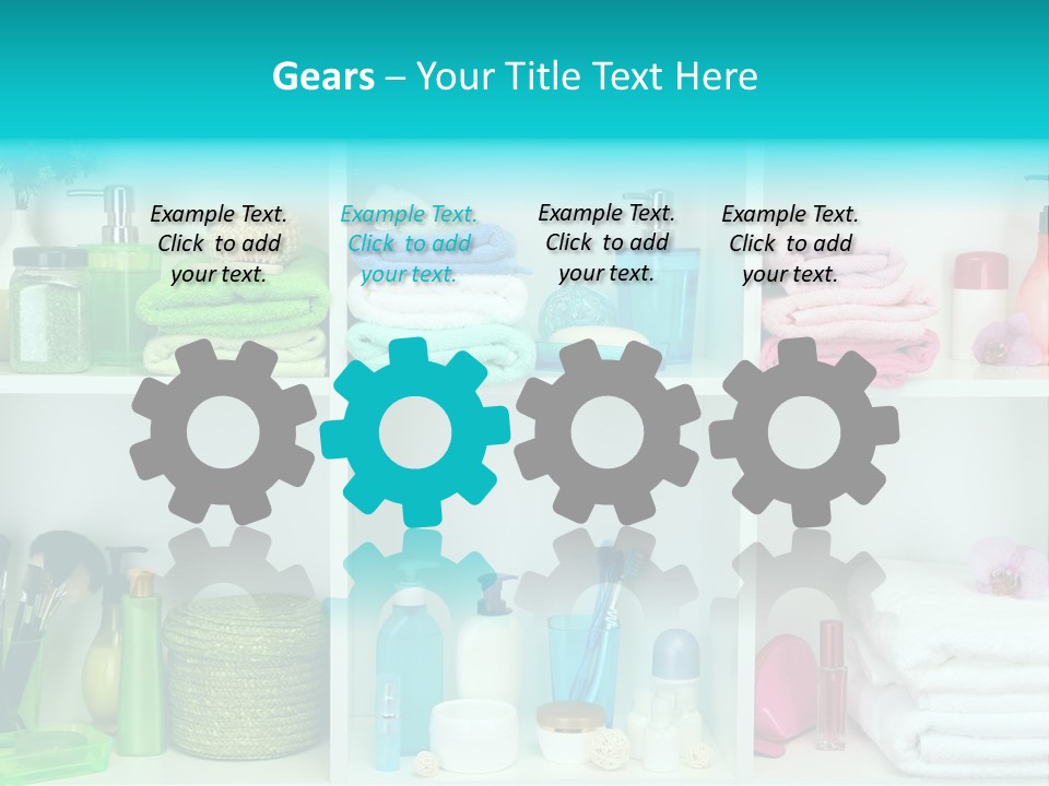 Spa Toiletries Accessory PowerPoint Template