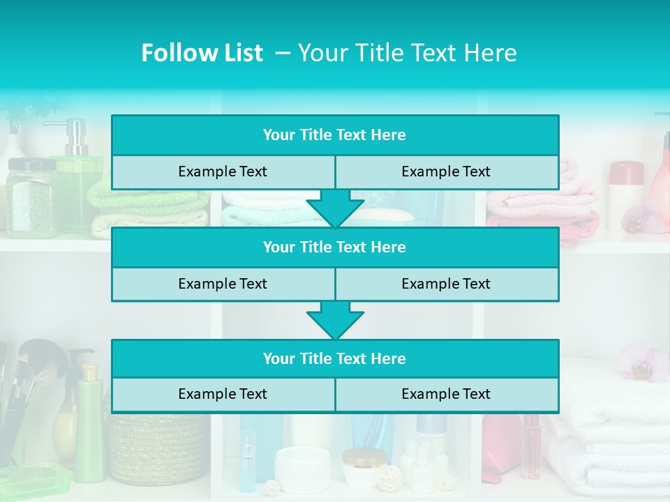 Spa Toiletries Accessory PowerPoint Template