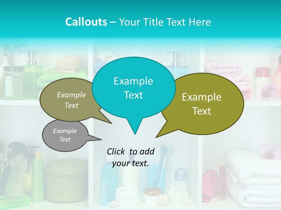 Spa Toiletries Accessory PowerPoint Template