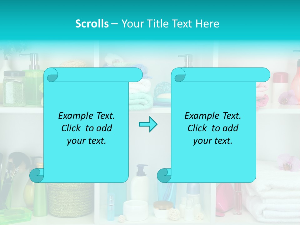 Spa Toiletries Accessory PowerPoint Template