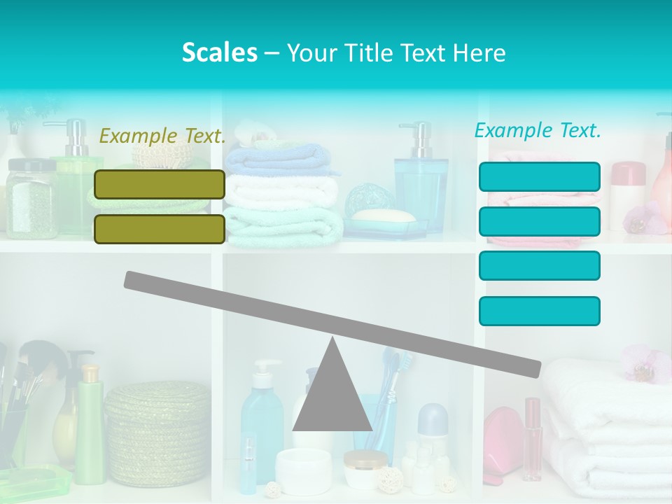 Spa Toiletries Accessory PowerPoint Template