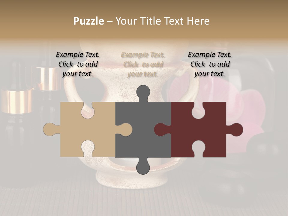 Nature Flame Pot PowerPoint Template