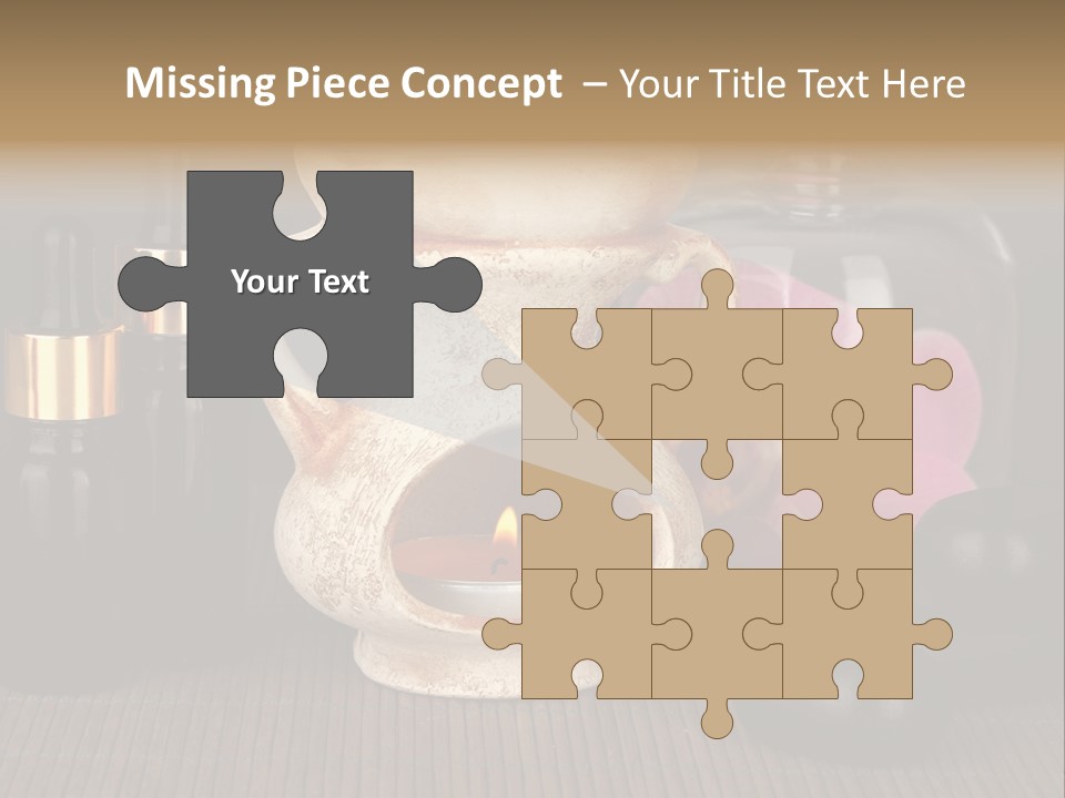 Nature Flame Pot PowerPoint Template