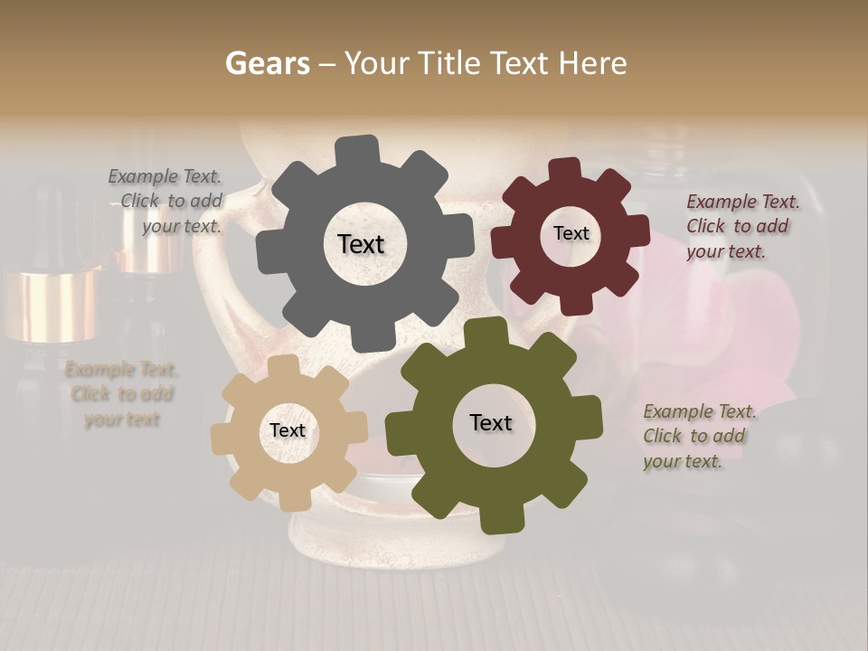 Nature Flame Pot PowerPoint Template