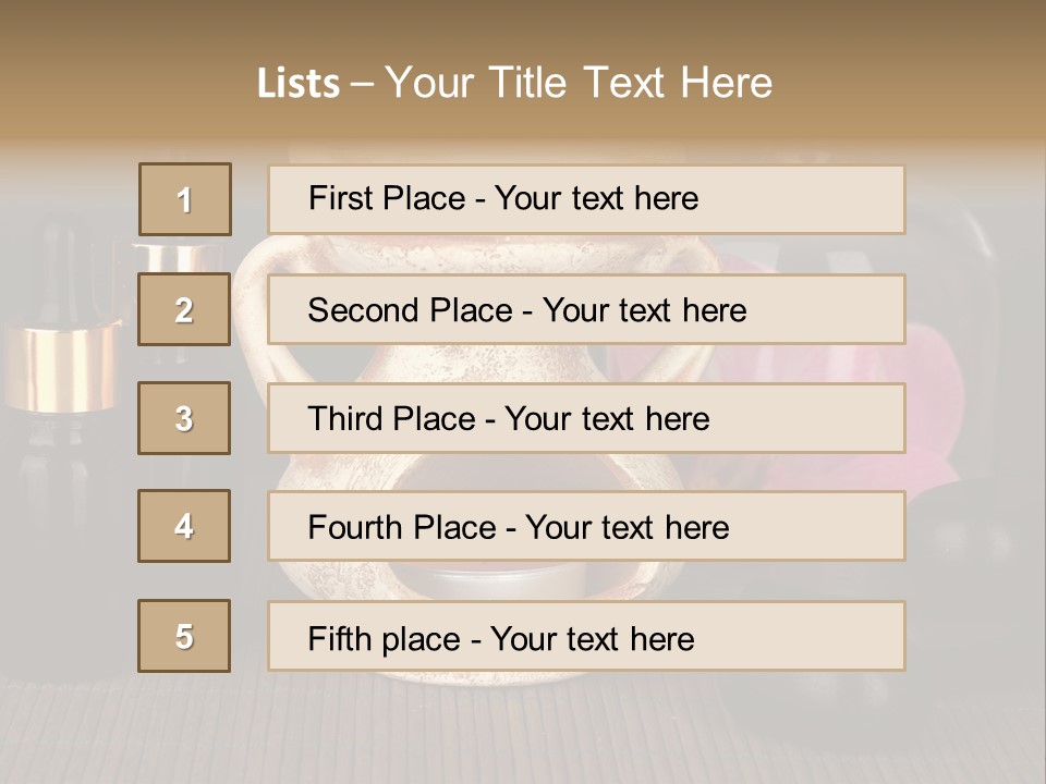 Nature Flame Pot PowerPoint Template